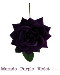 Flamenco Flower, Model Reina <b>Colour - Purple, Size - L</b>