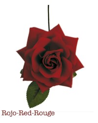 Flamenco Flower, Model Reina <b>Colour - Red, Size - L</b>