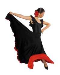 Flamenco dancing skirt for girls model EF014 <b>Colour - Picture, Size - 14</b>