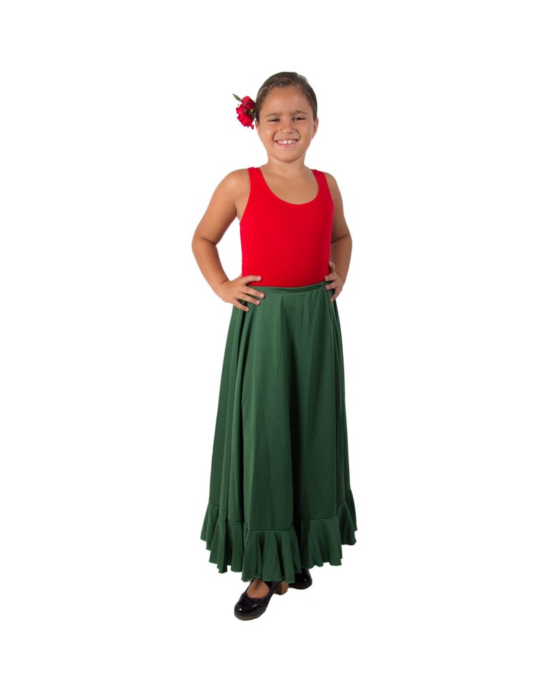 girls flamenco skirt for dacing