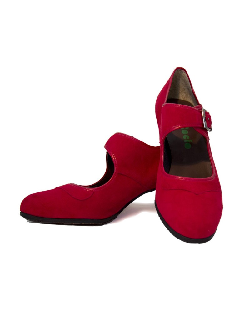Suede Flamenco Shoes