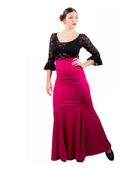 Flamenco Skirt Model Carmen <b>Colour - Fushia, Size - XL</b>