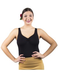 Flamenco Leotards for Women <b>Colour - Black , Size - 40</b>