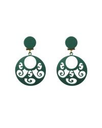 Flamenco Girls Earrings <b>Colour - Navy Water, Size - M</b>