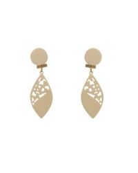 Flamenco Earrings for Girls <b>Colour - Beige, Size - M</b>