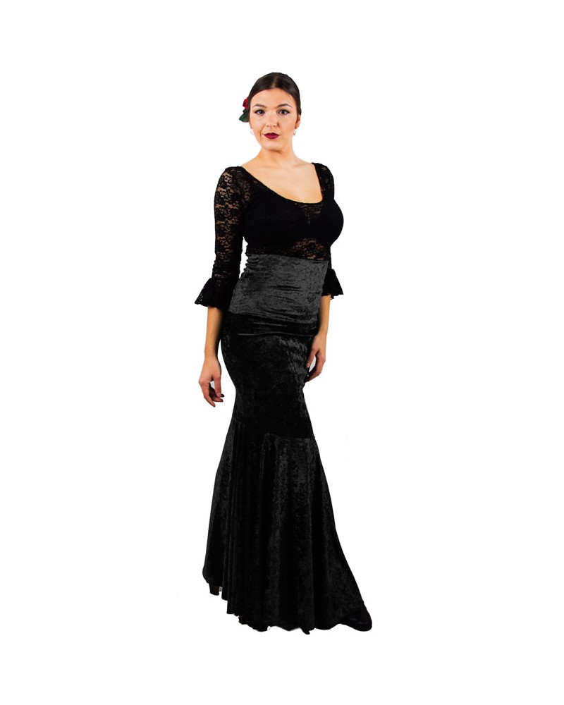 Velvet Flamenco Skirts For Women