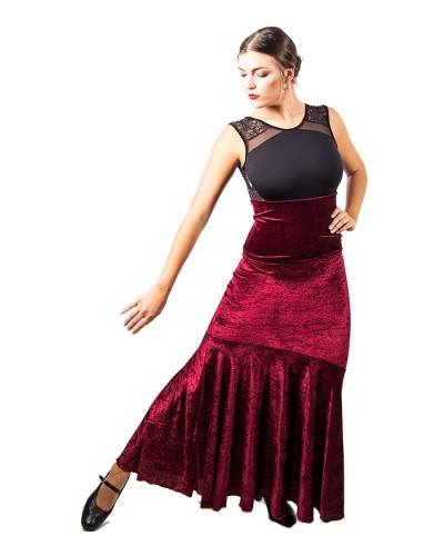 Velvet Flamenco Skirt in colours