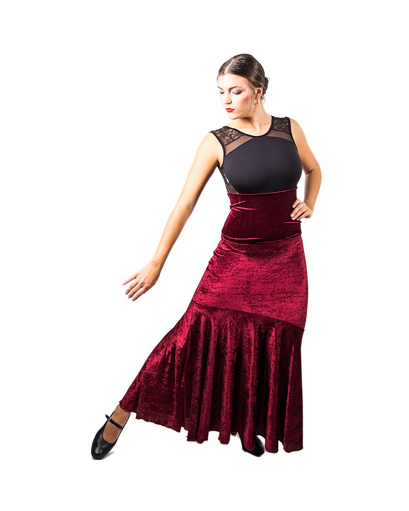 Velvet Flamenco Skirt in colours - SPECIAL PROMOTIONS