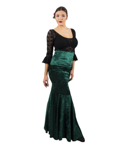 Velvet Flamenco Skirt in colours