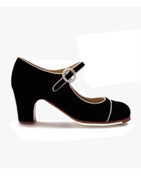 Professional Flamenco Shoes - Cante <b>Colour - Black , Size - 34</b>