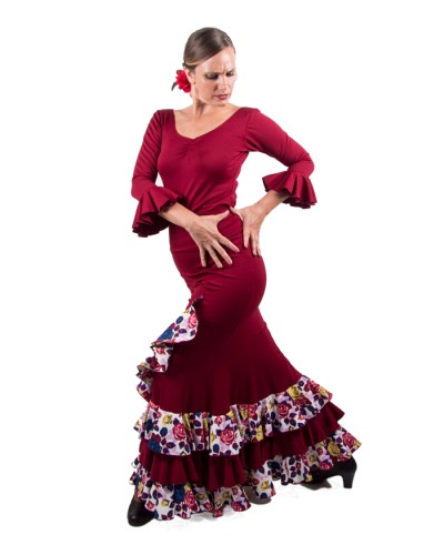 Flamenco Set - Estrella skirt and bourdeaux Top