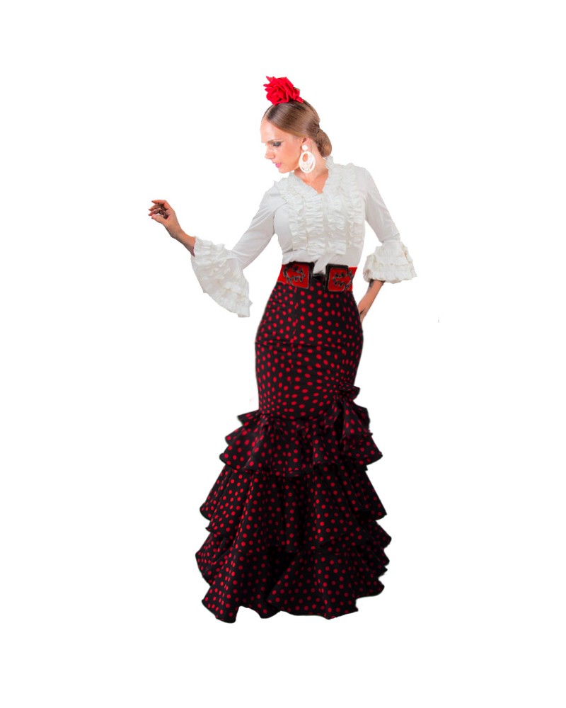 Flamenco Skirt, Azucena, High Waist