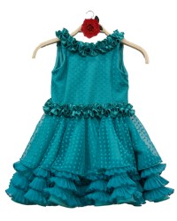 Flamenco Dress For Girls, Size3 <b>Colour - Picture, Size - 3</b>