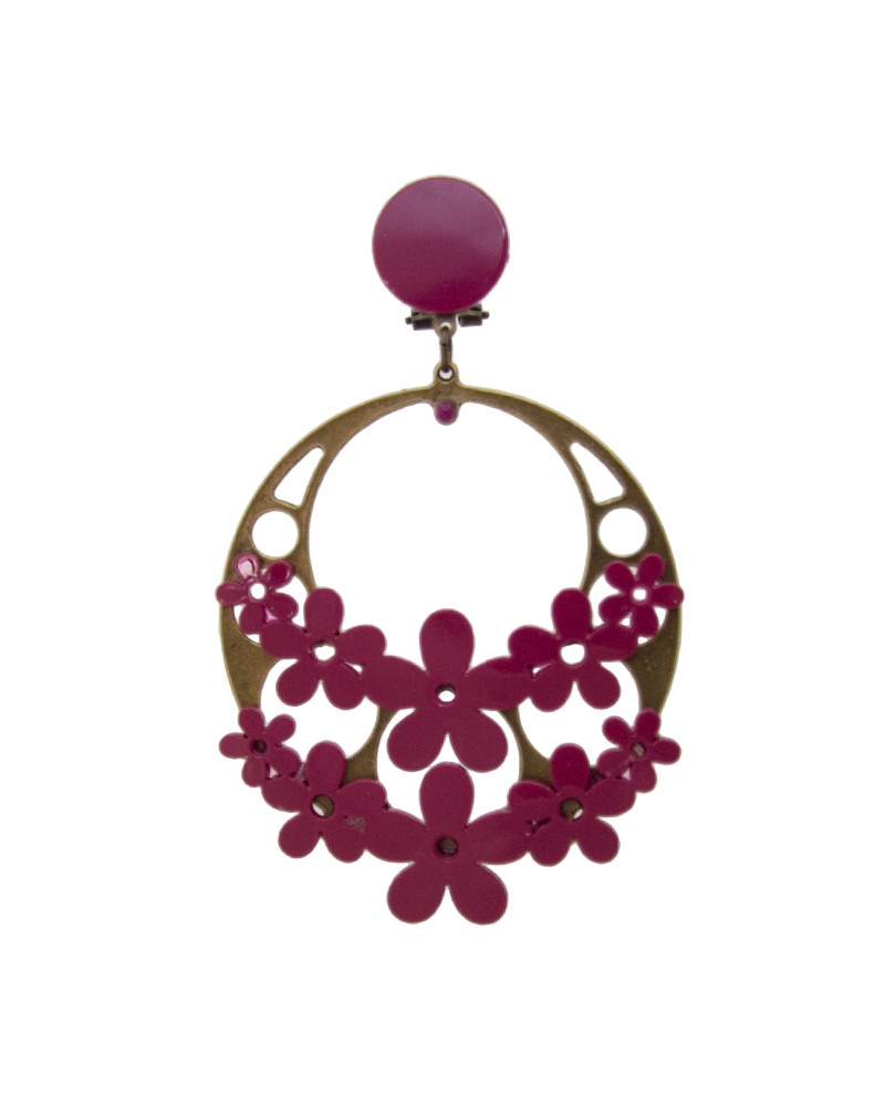 Flamenco Earring with Flowers