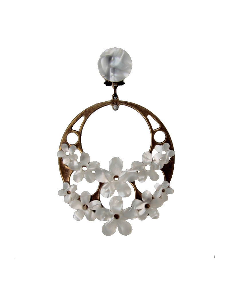 Flamenco Earring with Flowers