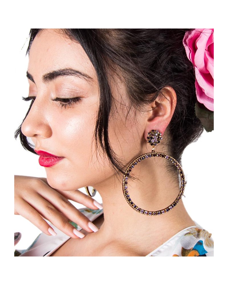 Big Round Flamenco Earrings