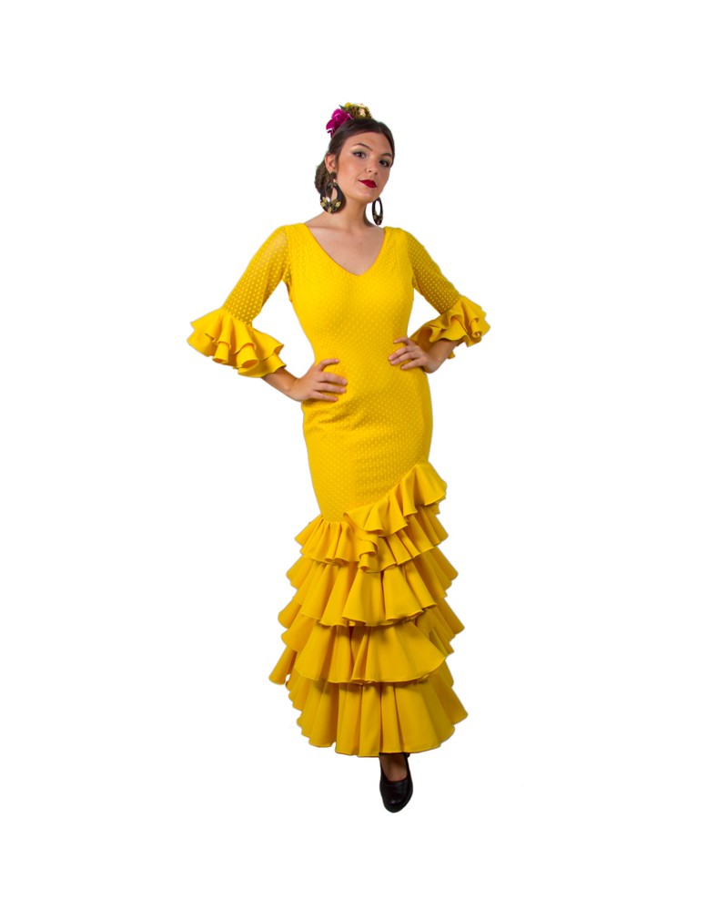 yellow spanish dress