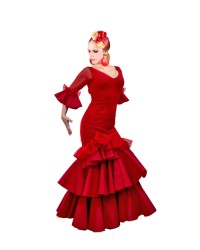 Flamenco Costume for Women, Size 46 <b>Colour - Picture, Size - 46</b>