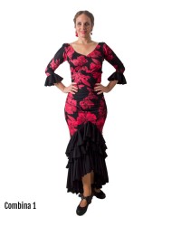 Dance Flamenco Skirts - Taconeo <b>Colour - COMB 1, Size - M</b>