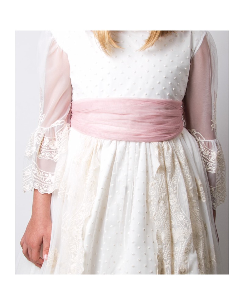 Communion Dress for Girls Mod. Cobriget