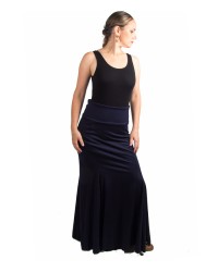 Flamenco Skirt Model Carmen <b>Colour - Navy Blue, Size - L</b>