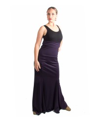 Flamenco Skirt Model Carmen <b>Colour - Aubergine, Size - M</b>