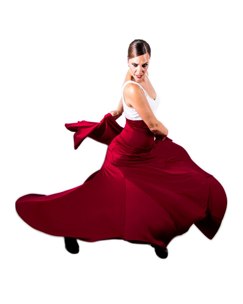 Flamenco Skirt High Waist, Model 8 Godet