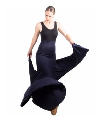 Flamenco Skirt High Waist, Model 8 Godet <b>Colour - Navy Blue, Size - S</b>