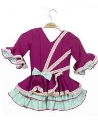 Spanish Dresses For Girls, Size 02 <b>Colour - Picture, Size - 2</b>