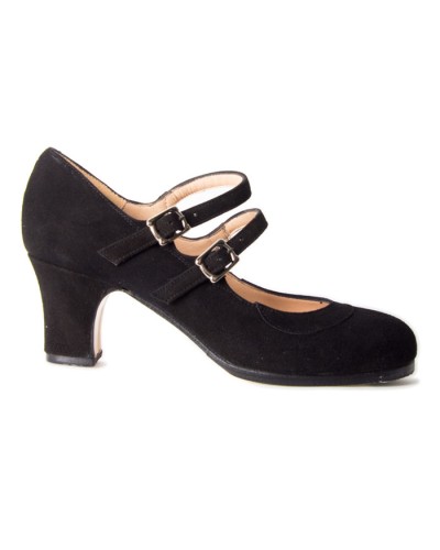 Semiprofessional Suede Flamenco dance shoes -  Adora