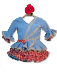 Girl Spanish Dress, Size 0 - 12 Month <b>Colour - Picture, Size - 0</b>