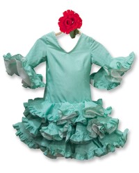 Flamenco Dress For Girls, Size 6 <b>Colour - Picture, Size - 6</b>