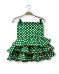 Girls Flamenco Short skirt Special Discount Size 8 <b>Colour - Picture, Size - 8</b>