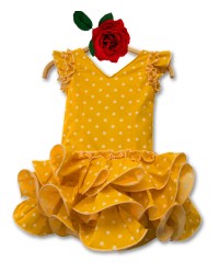 Short  Flamenco Dress For Girls, Size 6 <b>Colour - Picture, Size - 6</b>