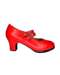 Flamenco shoes double sole <b>Colour - Red, Size - 40</b>