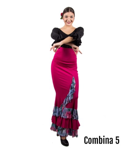  Flamenco Dance Skirt High - Estrella