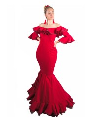 Flamenco Mermaid dress <b>Colour - White, Size - 34</b>