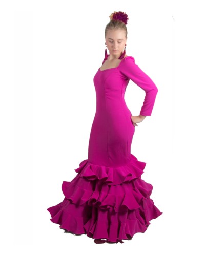 Lantern Sleeves Spanish Flamenco Dress