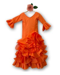 Flamenco Dress for Girls, Size 8