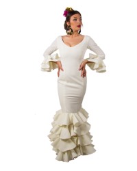 Woman's Flamenco Dress, Size 42 <b>Colour - Picture, Size - 42</b>