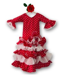 Girls Spanish Dress, Size 10 <b>Colour - Picture, Size - 10</b>