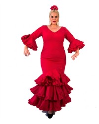 Woman Flamenco Dress, Size 46 (XL) <b>Colour - Picture, Size - 46</b>