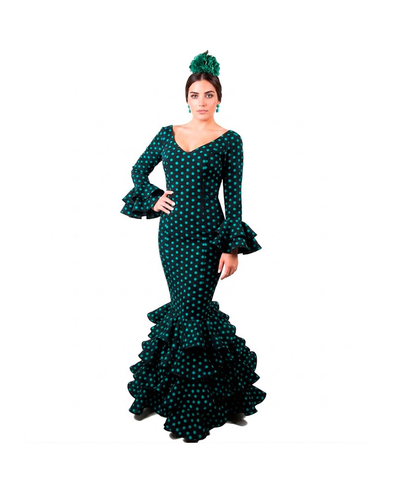 green flamenco dress for sale, Size 44 Indianwear Bridalwear Asianwear Designerwear Pakistaniwear in BROMLEY