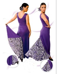 Flamenco costume for dancing <b>Colour - Purple, Size - 38</b>