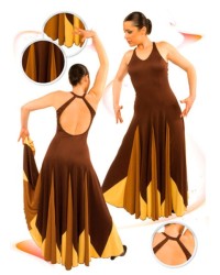 Flamenco Dancing dress <b>Colour - Picture, Size - 46</b>