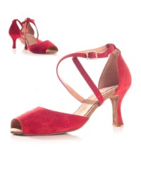 Shoes for ballroom dancing, model 573019 <b>Colour - Red, Size - 36</b>