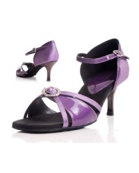 Ballroom dancing sandals, model 582002 <b>Colour - Magenta, Size - 36</b>