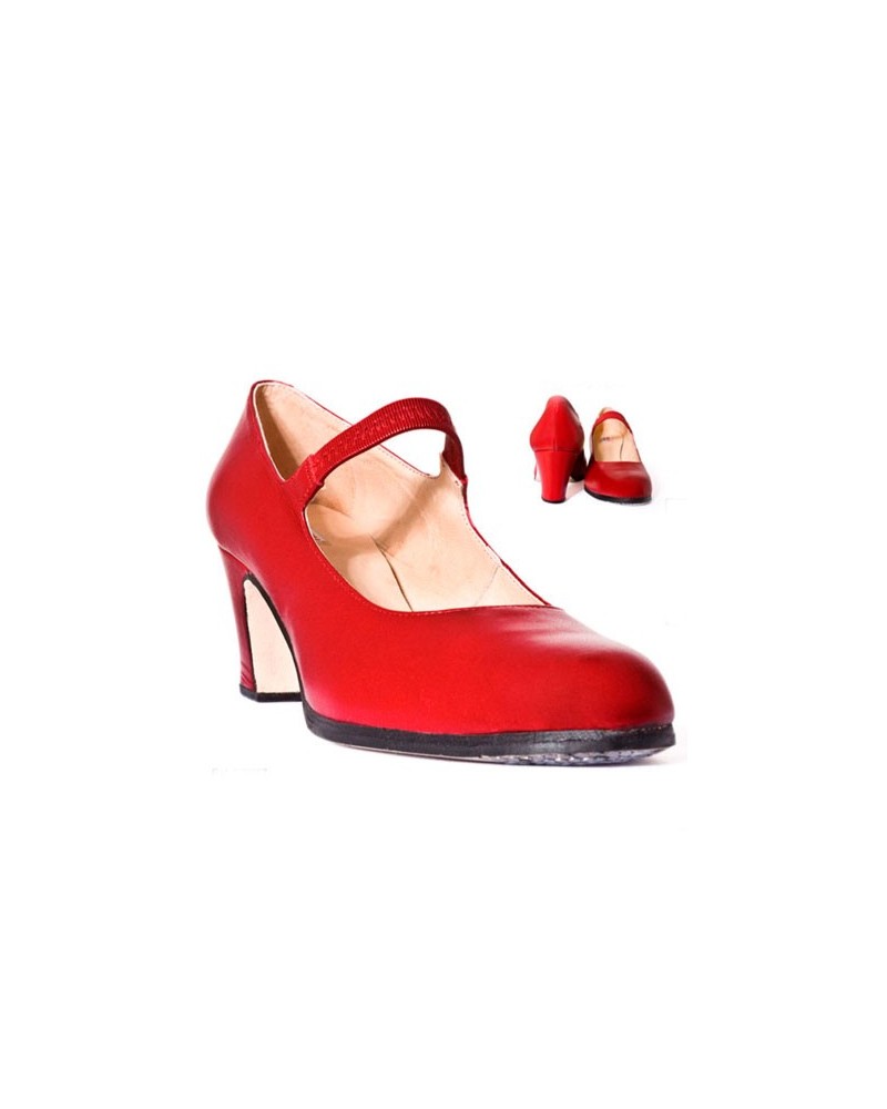 Leather flamenco shoes, model 573057