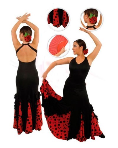 Flamenco dancing skirt model EF077