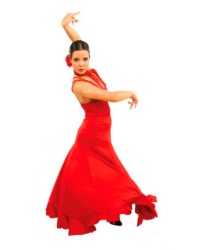 Flamenco dancing skirt for girls model EF065 <b>Colour - Picture, Size - 4</b>